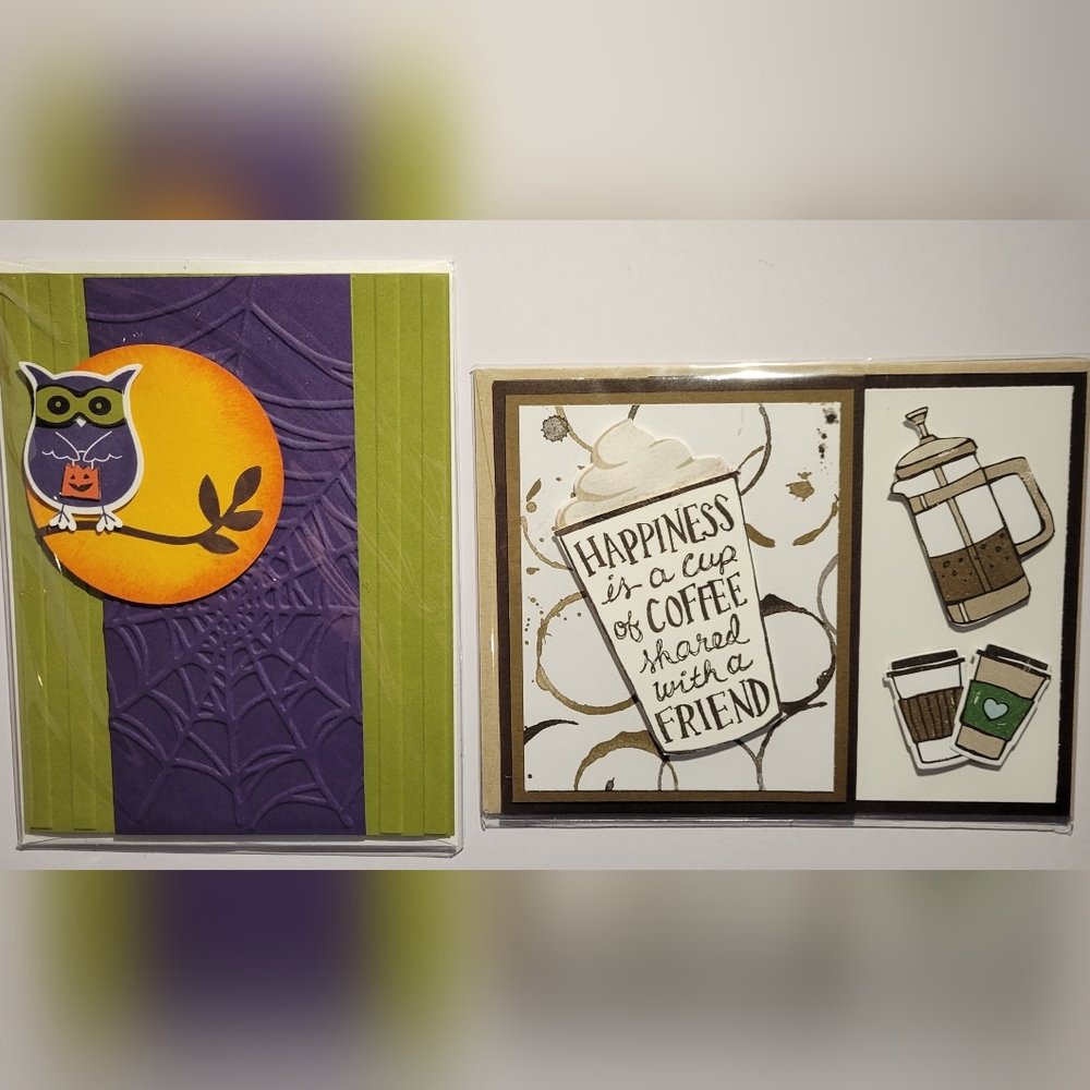 10 Hand Crafted Cards - Picture 4 of 6